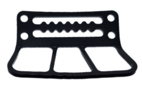 Stopka s D kroužkem 3 segmenty černá.