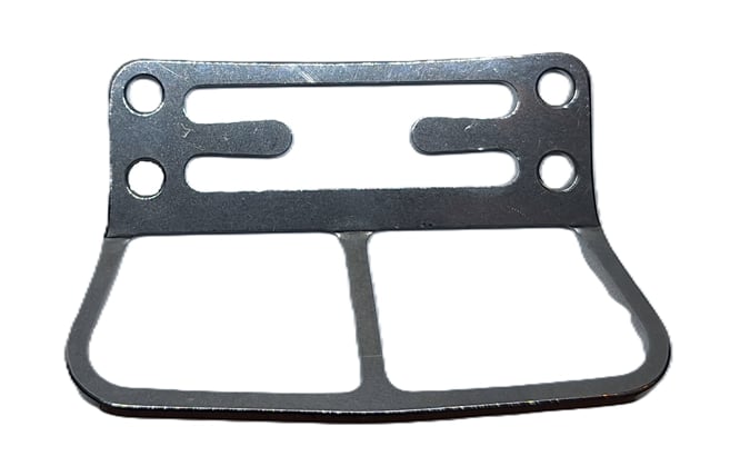 Stopka s D kroužkem 2 segmenty otevřená.