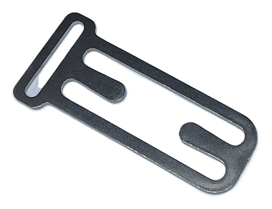 Hrudní spona 50/25 mm otevřená.