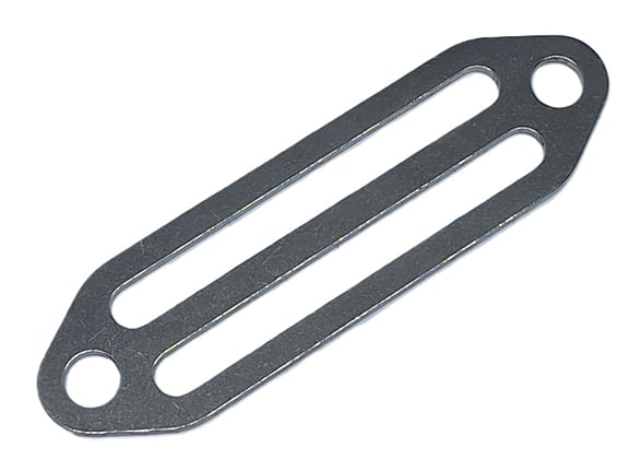 Stopka zubatá s okem 6 mm dvojitá.