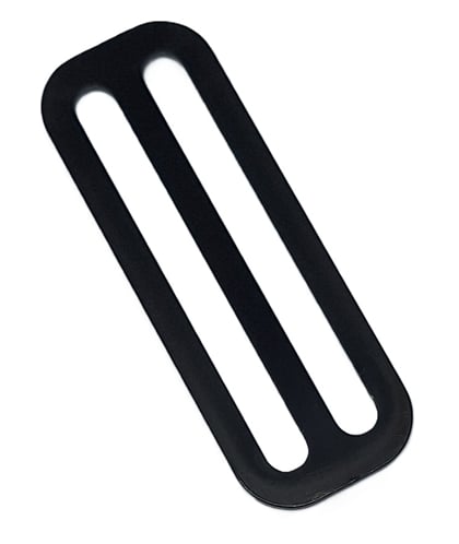 Stopka nerezová 50 mm černá.