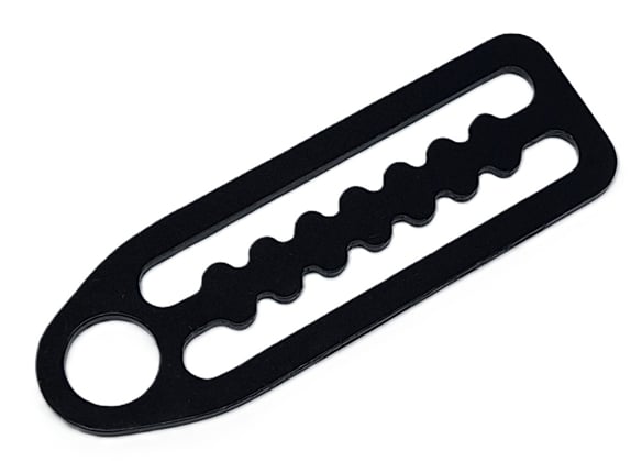 Stopka zubatá s okem černá.