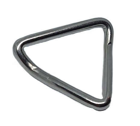 Trojúhelník nerezový vyhnutý 50 mm